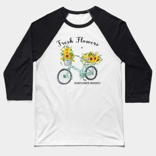 Farm Market Sunflowers D2 Baseball T-Shirt